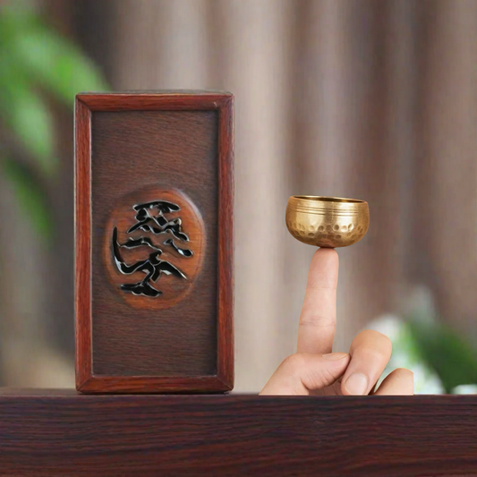 Himalayan Healer Mini Singing Bowl - 432Hz Chakra Cleanser Gift Set
