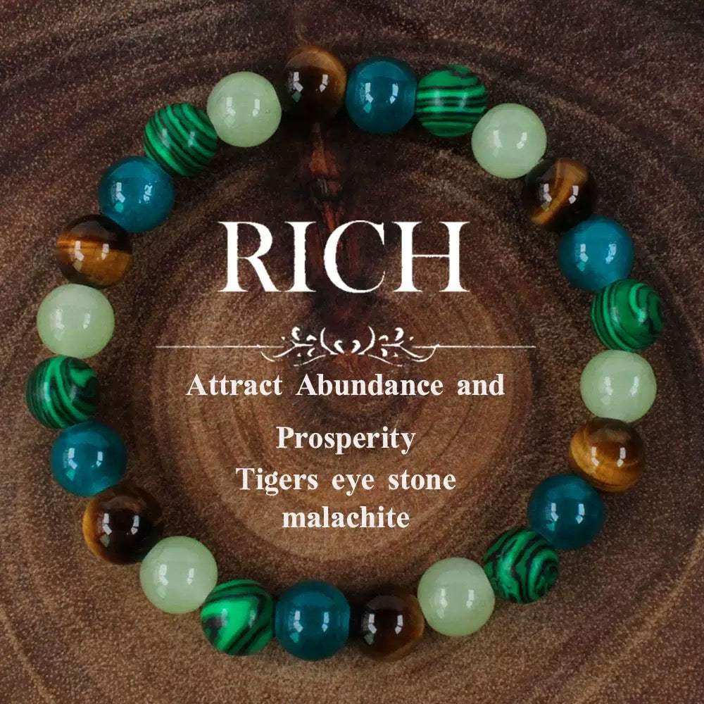 Wealth-Attracting Turquoise Bracelet